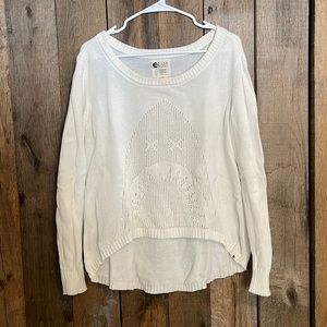 Billabong Women’s Shark Sweater White Large